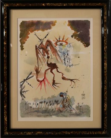 Lithograph Dali - ...et dimitte nobis debita nostra sicut et nos dimittimusdebitoribus nostris