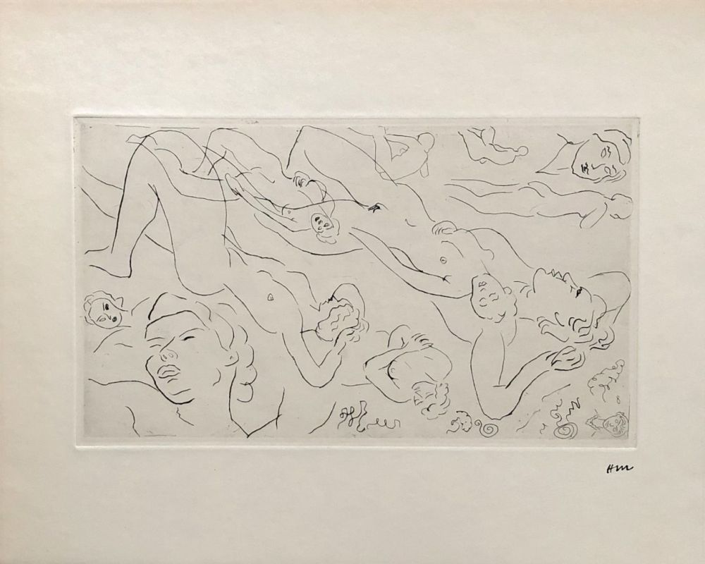 Etching Matisse - Etude de nu