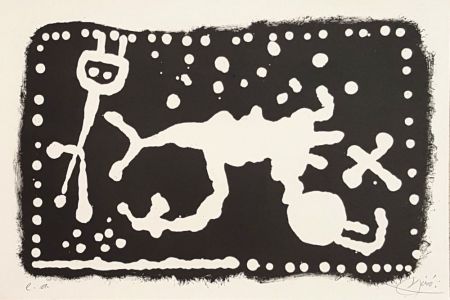 Lithograph Miró - Etude de réserve