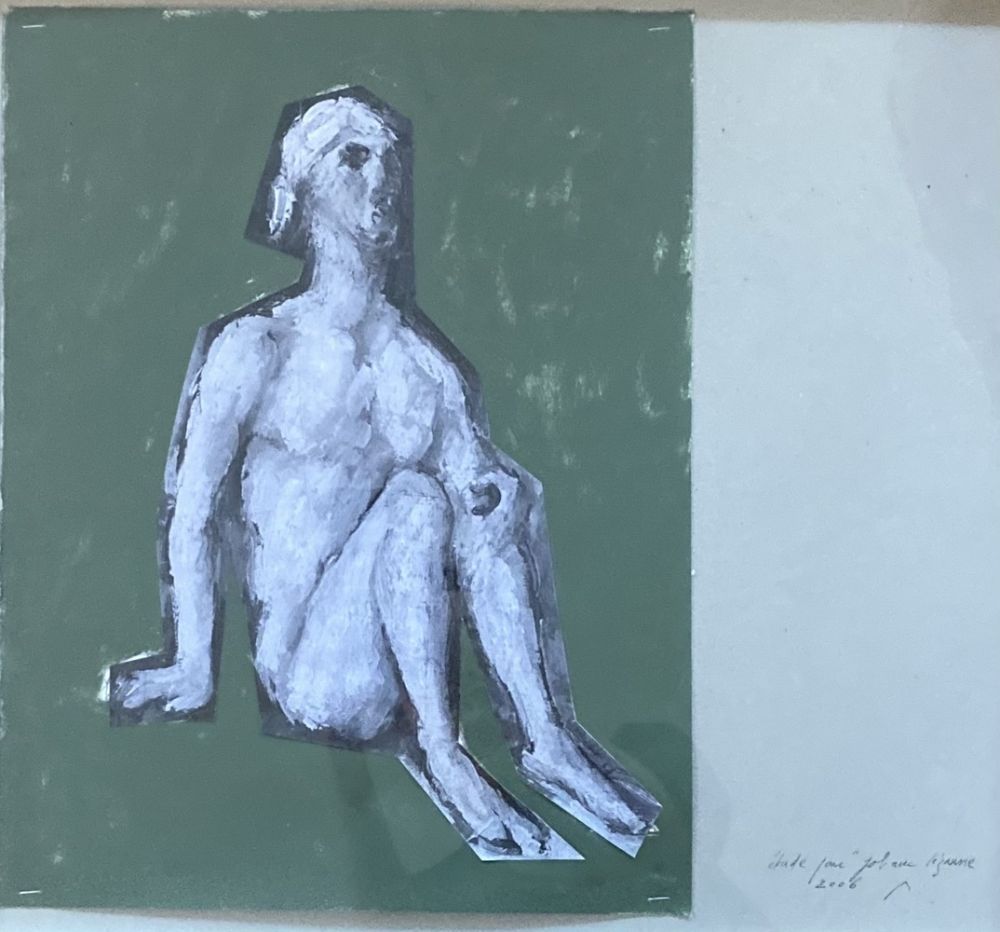 Screenprint Buraglio - Etude pour Job, avec Cézanne