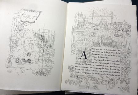 Illustrated Book Dufy - Eugène Montfort: LA BELLE ENFANT OU L'AMOUR A QUARANTE ANS. 94 eaux-fortes originales de Raoul Dufy (1930).