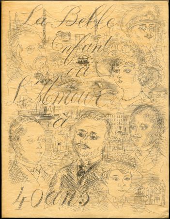 Illustrated Book Dufy - Eugène Montfort: LA BELLE ENFANT OU L'AMOUR A QUARANTE ANS. 94 eaux-fortes originales de Raoul Dufy (1930). Exemplaire sur Japon nacré.
