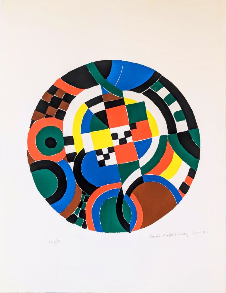 Lithograph Delaunay - Euterpe 