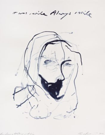 Lithograph Emin - Even Saying Nothing Is a Lie