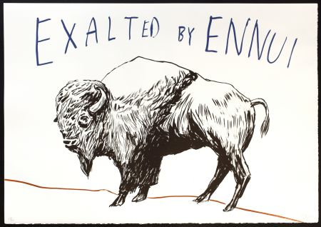 Lithograph Eggers - Exalted by Ennui