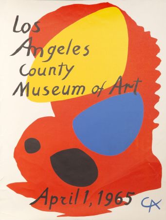 Lithograph Calder - Exhibition Poster: Los Angeles County Museum of Art