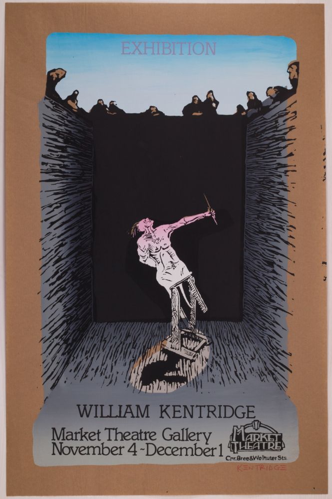 Screenprint Kentridge - Exhibition William Kentridge (Pit Monotypes)