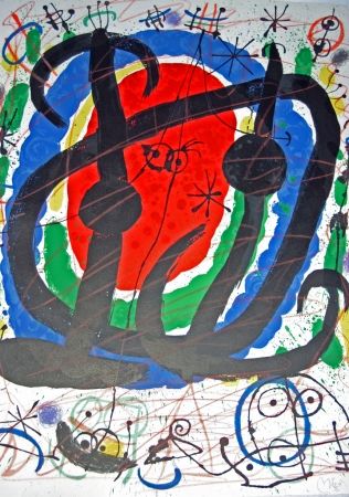 Lithograph Miró - Exhibition XXII Salon de Mai 