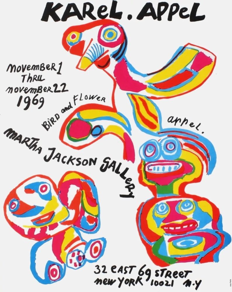 Poster Appel - EXPO 69 - MARTHA JACKSON GALLERY