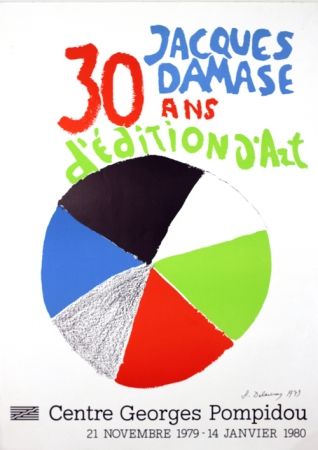 Lithograph Delaunay - Expo J Damasse 30 Ans d'Edition d'Art
