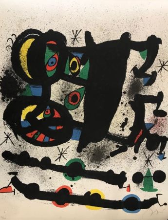 Lithograph Miró - Exposicion Homenaje a Josef Lluis Sert 