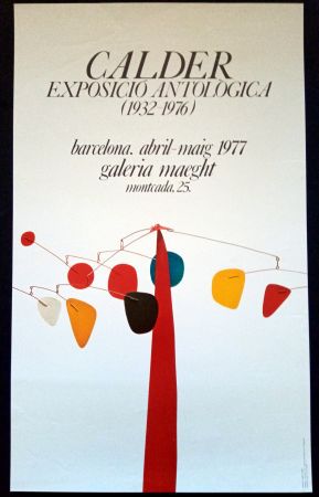 Poster Calder - Exposició Antològica 1932 1976