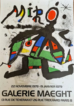 Poster Miró - Exposition a la Galerie Maeght 1978