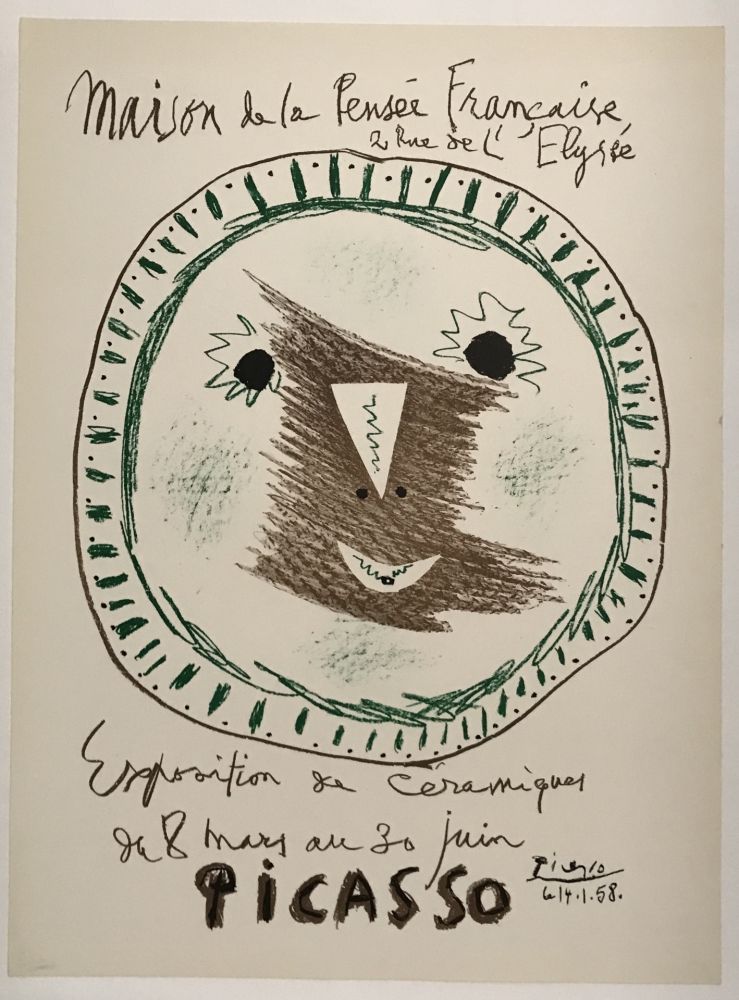 Lithograph Picasso - Exposition de Céramiques