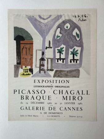 Lithograph Picasso - EXPOSITION GALERIE DES CANNES