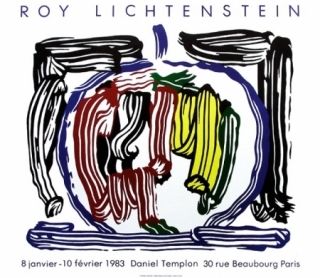 Poster Lichtenstein - Exposition galerie Templon