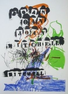 Lithograph Mitchell - Exposition Jean Fournier