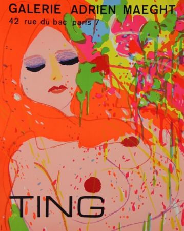Lithograph Ting - Exposition Maeght