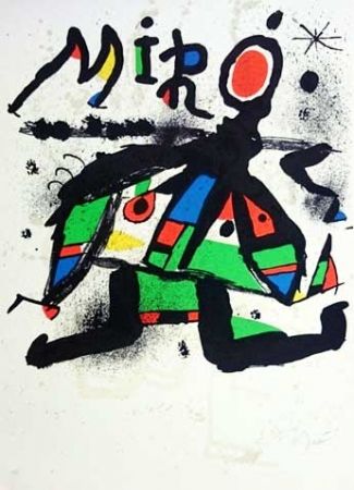 Lithograph Miró - Exposition Maeght