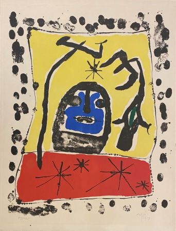Lithograph Miró - Exposition à la Galerie Matarasso, Nice, 1957 
