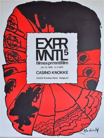 Poster Alechinsky - Exprmntl 5 casino Knokke