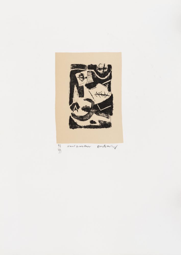 Lithograph Alechinsky - Expériences sans l'expérience 06