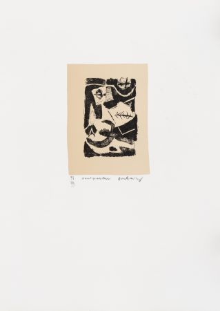 Lithograph Alechinsky - Expériences sans l'expérience 06