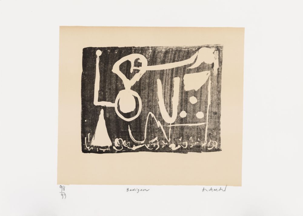 Lithograph Alechinsky - Expériences sans l'expérience 07