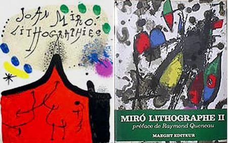 Illustrated Book Miró - F. Mourlot. - P. Cramer: MIRO LITHOGRAPHE I - IV. 1930 - 1972 (catalogue raisonné des lithographies 1930-1972)