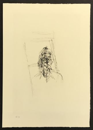 Etching Giacometti - Face from La Magie Quotidienne