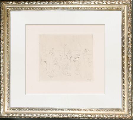 Etching Picasso - Family of saltimbanqui