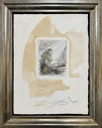 Drypoint Dali - Faust Lisant