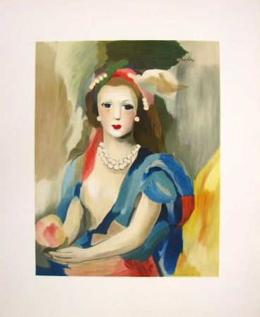Lithograph Laurencin - Female Bust