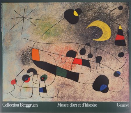 Illustrated Book Miró - Femme abstraite sous la Lune