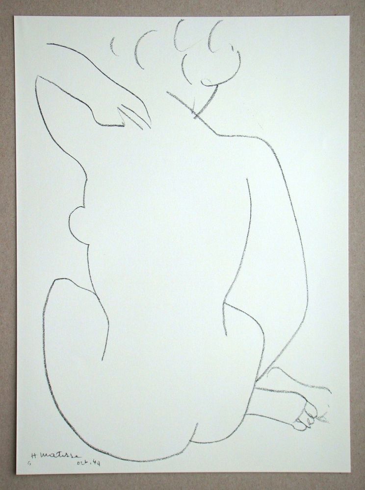 Lithograph Matisse - Femme assise