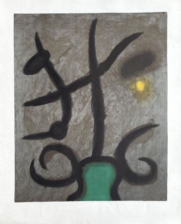 Lithograph Miró (After) - Femme assise III
