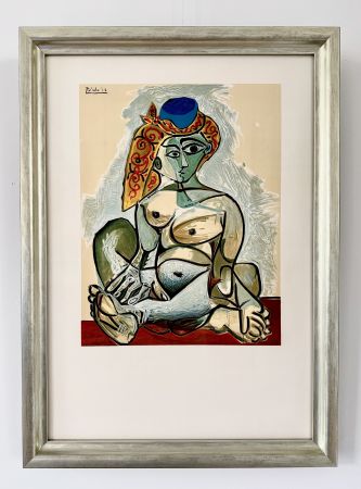 Lithograph Picasso - Femme au Bonnet