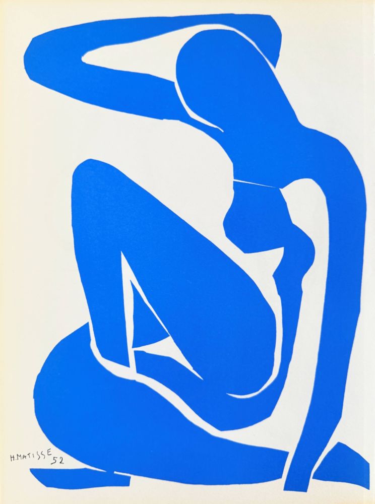 Lithograph Matisse - Femme Bleue