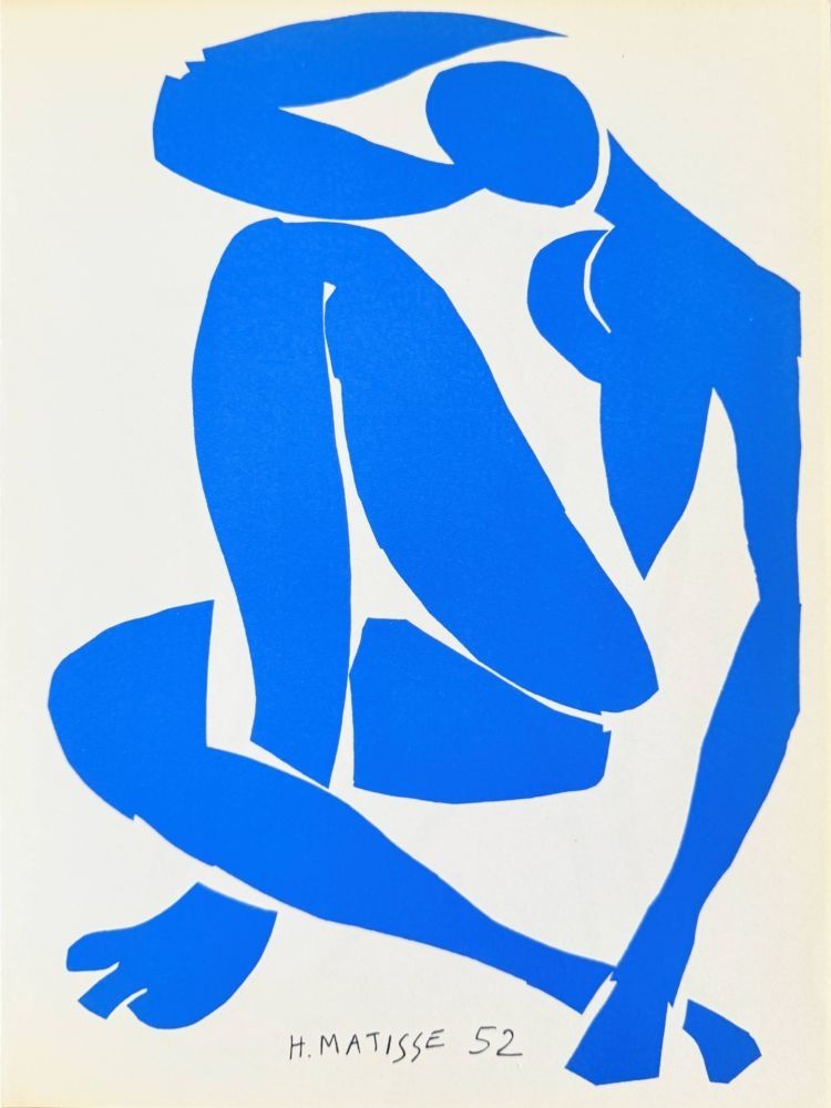 Lithograph Matisse - Femme Bleue