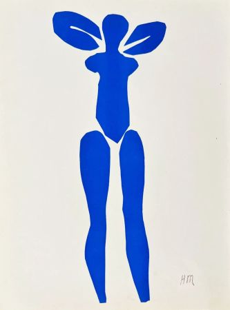 Lithograph Matisse - Femme Bleue