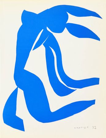 Lithograph Matisse - Femme Bleue