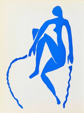 Lithograph Matisse - Femme Bleue