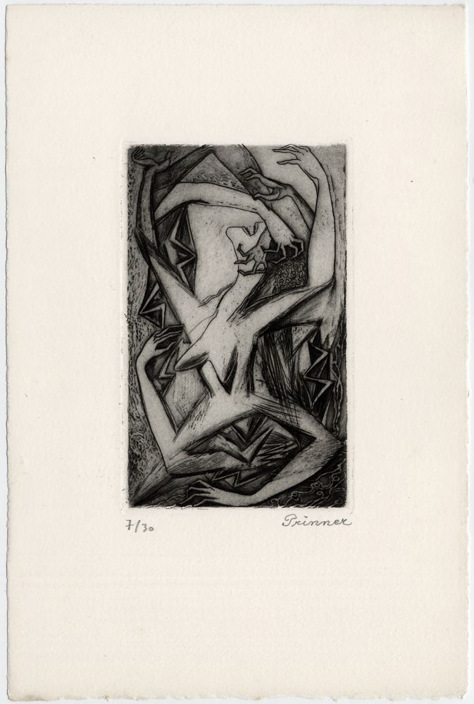 Engraving Prinner - Femme, bras et mains (La Femme tondue, 1946)