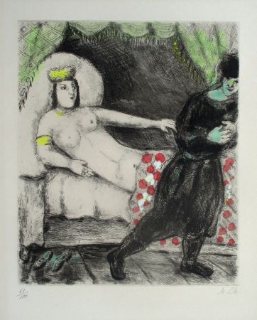 Etching Chagall - Femme de Pothiphar