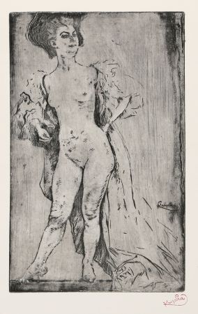 Etching Kupka - Femme Debout II