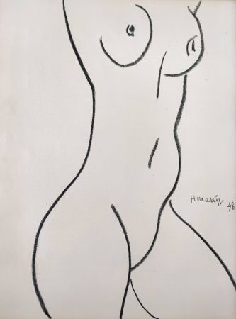 Lithograph Matisse - Femme Nu