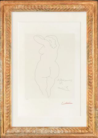 Drypoint Picasso - Femme nue de dos