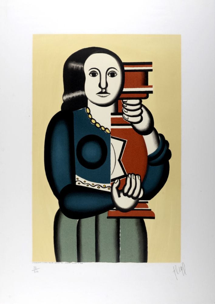 Lithograph Léger (After) - Femme à la Cruche, c.1950