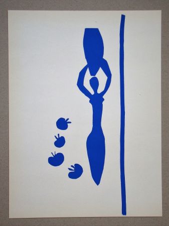 Lithograph Matisse (After) - Femme à l'amphore et grenades- 1953