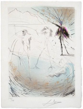 Drypoint Dali - Femmes poules (Hen Women)